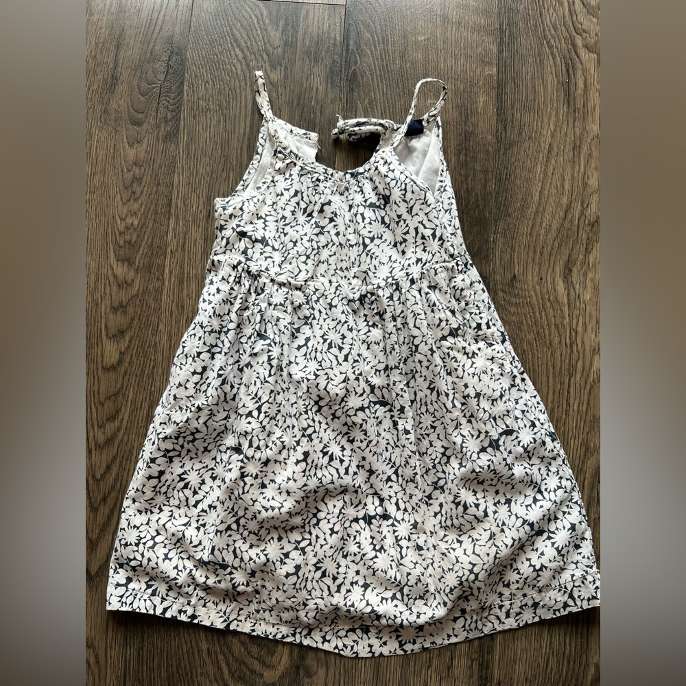 Blue and White Floral Dress